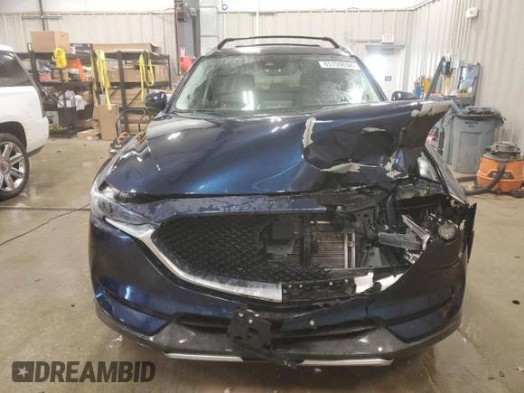 2018 Mazda CX-5 Grand Touring with VIN JM3KFBDM9J0472853, listed as a Copart auction lot 85109694 with Not Provided miles and Salvage Title. Bid and sale history available at carsss.com. Image 5.
