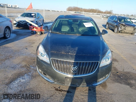 2015 Buick Regal Premium I with VIN 2G4GN5EX8F9236845, listed as a IAAI auction lot 41848258 with 116,485 mi miles. Bid and sale history available at carsss.com. Image 12.