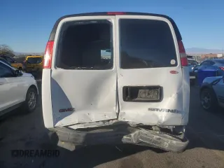 2007 GMC Savana Cargo Van with VIN 1GTGG25V271150268, listed as a Copart auction lot 85996794 with 141,505 mi miles and Salvage Title. Bid and sale history available at carsss.com. Image 6.