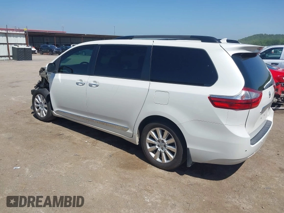 2017 Toyota Sienna XLE Auto Access Seat with VIN 5TDYZ3DC2HS875197, listed as a IAAI auction lot 42244211 with 125,681 mi miles and . Bid and sale history available at DreamBid. Image 3.