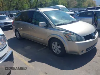 2006 Nissan Quest S Special Edition z VIN 5N1BV28U96N104720, wystawiony jako IAAI lot #42170285 z przebiegiem Nie podano mil oraz . Historia ofert i sprzedaży dostępna na DreamBid. Obrazek 1.