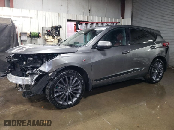 2023 Acura RDX w/A-Spec Advance Package with VIN 5J8TC2H86PL015476, listed as a Copart auction lot 80779844 with 11,559 mi miles and Salvage Title. Bid and sale history available at carsss.com. Image 1.