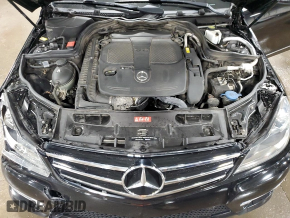 2014 Mercedes-Benz C 300 Sport with VIN WDDGF8AB7ER321568, listed as a Copart auction lot 54404215 with 88,313 mi miles and Salvage Title. Bid and sale history available at DreamBid. Image 11.