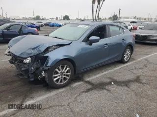 2014 Mazda 3 i Grand Touring with VIN JM1BM1W77E1172938, listed as a Copart auction lot 53194585 with 106,654 mi miles and Salvage Title. Bid and sale history available at DreamBid. Image 1.