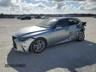 2022 Lexus IS with VIN JTHAA1D25N5120551, listed as a Copart auction lot 88693305 with 30,702 mi miles and Non Repairable. Bid and sale history available at carsss.com. Image 1.