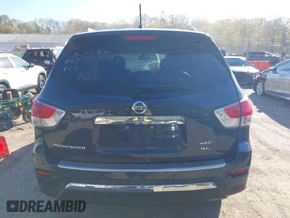 2016 Nissan Pathfinder Platinum with VIN 5N1AR2MM0GC621875, listed as a IAAI auction lot 42049577 with 70,759 mi miles and . Bid and sale history available at DreamBid. Image 16.