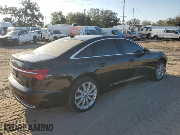 2019 Audi A6 Premium with VIN WAUD8AF29KN121699, listed as a Copart auction lot 85529354 with 47,271 mi miles and Salvage Title. Bid and sale history available at carsss.com. Image 3.