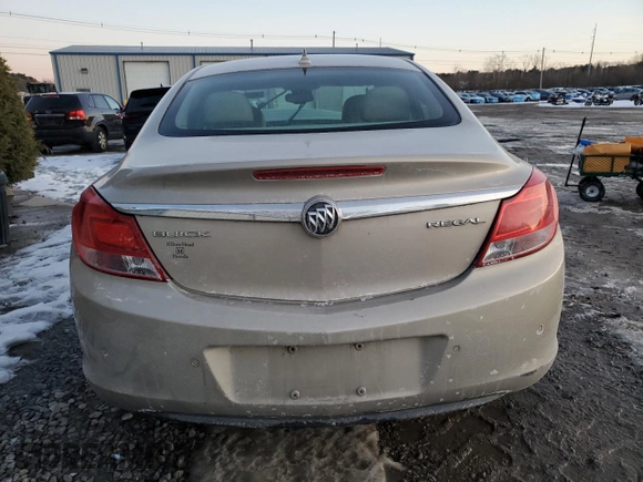 2012 Buick Regal Premium 1 with VIN 2G4GS5EK5C9110452, listed as a Copart auction lot 42721105 with 76,986 mi miles and Clean Title. Bid and sale history available at carsss.com. Image 6.