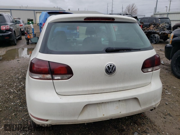 2010 Volkswagen Golf with VIN WVWAB7AJ0AW293783, listed as a Copart auction lot 81726864 with 196,159 mi miles and Clean title. Bid and sale history available at DreamBid. Image 6.