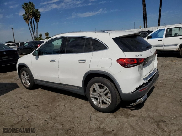 2021 Mercedes-Benz GLA with VIN W1N4N4GB7MJ170107, listed as a Copart auction lot 47322115 with 46,304 mi miles and Salvage Title. Bid and sale history available at carsss.com. Image 2.