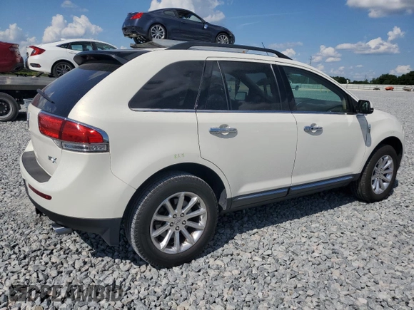 2012 Lincoln MKX with VIN 2LMDJ6JK9CBL11706, listed as a Copart auction lot 51258395 with 101,029 mi miles and Salvage Title. Bid and sale history available at carsss.com. Image 3.