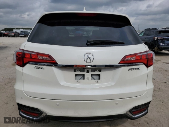 2016 Acura RDX Advance Pkg with VIN 5J8TB3H75GL010107, listed as a Copart auction lot 45338435 with 66,381 mi miles and Salvage Title. Bid and sale history available at carsss.com. Image 6.