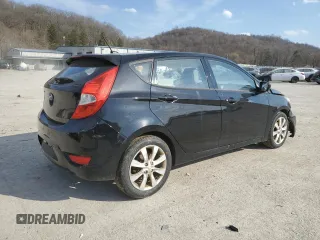 2012 Hyundai Accent SE with VIN KMHCU5AEXCU018278, listed as a Copart auction lot 48282465 with 106,970 mi miles and Salvage Title. Bid and sale history available at carsss.com. Image 3.