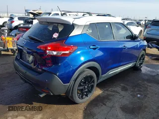 2020 Nissan Kicks SR with VIN 3N1CP5DV9LL547922, listed as a IAAI auction lot 41535815 with 32,258 mi miles and . Bid and sale history available at DreamBid. Image 4.