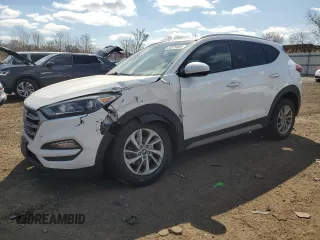 2018 Hyundai Tucson SEL z VIN KM8J33A46JU665618, wystawiony jako Copart lot #53329305 z przebiegiem 146 486 mil mil oraz Szkoda całkowita • Salvage title. Historia ofert i sprzedaży dostępna na DreamBid. Obrazek 1.