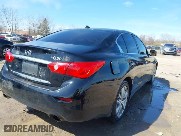 2016 Infiniti Q50 3.0t Premium with VIN JN1EV7AR0GM341921, listed as a IAAI auction lot 41983343 with 42,899 mi miles. Bid and sale history available at carsss.com. Image 4.