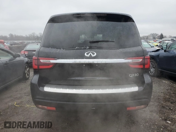 2019 Infiniti QX80 LUXE with VIN JN8AZ2NE0K9229405, listed as a Copart auction lot 78054433 with 65,108 mi miles. Bid and sale history available at carsss.com. Image 6.