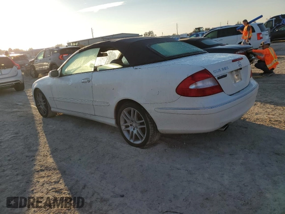 2009 Mercedes-Benz CLK-Class 3.5L with VIN WDBTK56G19T101390, listed as a Copart auction lot 78178774 with 0 mi miles and Salvage Title. Bid and sale history available at carsss.com. Image 2.