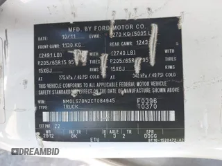 2012 Ford Transit Connect XLT с VIN NM0LS7BN2CT084945, выставлен на аукционе IAAI как лот 42797624 с пробегом 152 292 миль миль и . История ставок и продаж доступна на DreamBid. Изображение 9.