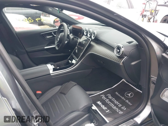 2025 Mercedes-Benz C 300 with VIN W1KAF4HB8SR243351, listed as a IAAI auction lot 41689281 with 991 mi miles and . Bid and sale history available at DreamBid. Image 5.