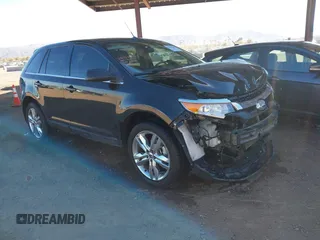 2014 Ford Edge Limited with VIN 2FMDK3KC9EBA25498, listed as a IAAI auction lot 41669598 with 117,661 mi miles. Bid and sale history available at carsss.com. Image 1.