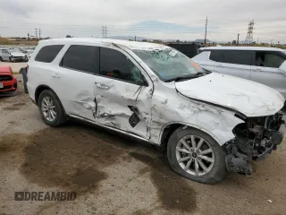 2021 Dodge Durango SXT with VIN 1C4RDHAG5MC555228, listed as a Copart auction lot 59119935 with Not provided miles and Salvage title. Bid and sale history available at DreamBid. Image 4.