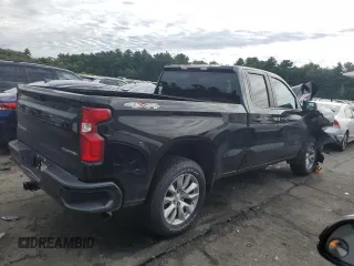 2019 Chevrolet Silverado 1500 Custom with VIN 1GCRYBEH2KZ401848, listed as a Copart auction lot 72706374 with Not Provided miles and Salvage Title. Bid and sale history available at DreamBid. Image 3.