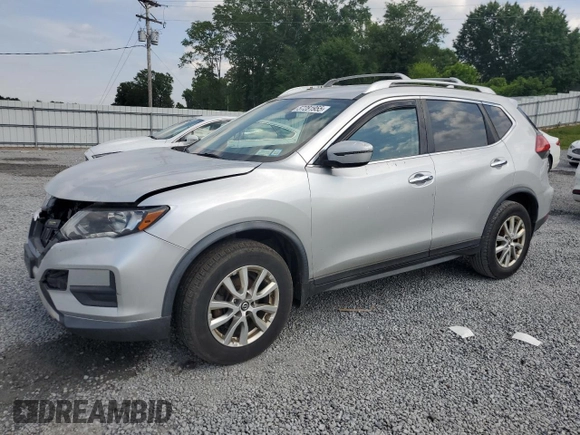 2017 Nissan Rogue S with VIN KNMAT2MV5HP611772, listed as a Copart auction lot 57281955 with 101,182 mi miles and Salvage title. Bid and sale history available at DreamBid. Image 1.