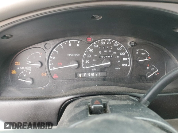 1999 Ford Ranger XL with VIN 1FTZR15V5XPC00431, listed as a Copart auction lot 44642935 with 190,407 mi miles and Salvage Title. Bid and sale history available at carsss.com. Image 9.