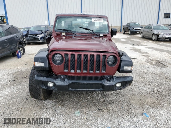 2018 Jeep Wrangler Unlimited Sport S с VIN 1C4HJXDG9JW320898, выставлен на аукционе Copart как лот 54693785 с пробегом 101 380 миль миль и Списание • Salvage title. История ставок и продаж доступна на DreamBid. Изображение 5.