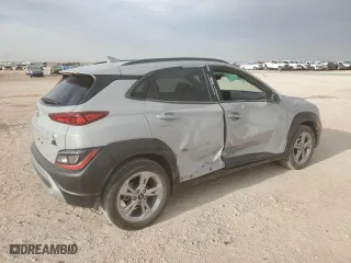 2023 Hyundai Kona SEL with VIN KM8K62AB3PU968191, listed as a Copart auction lot 48182345 with 41,315 mi miles and Salvage Title. Bid and sale history available at carsss.com. Image 3.