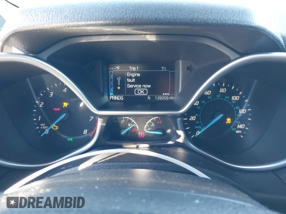 2015 Ford Transit Connect Wagon Titanium with VIN NM0GE9G75F1177148, listed as a IAAI auction lot 41035037 with 139,205 mi miles. Bid and sale history available at carsss.com. Image 7.