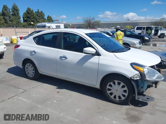 2018 Nissan Versa Sedan SV with VIN 3N1CN7AP8JL872775, listed as a IAAI auction lot 41881821 with 205,367 mi miles. Bid and sale history available at carsss.com. Image 1.