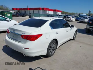 2017 Infiniti Q50 3.0t Premium with VIN JN1EV7AR5HM837945, listed as a IAAI auction lot 42001047 with 108,075 mi miles. Bid and sale history available at carsss.com. Image 4.