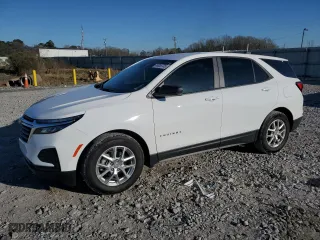 2024 Chevrolet Equinox LS with VIN 3GNAXHEG7RL329242, listed as a Copart auction lot 46886735 with 7,499 mi miles and Salvage Title. Bid and sale history available at carsss.com. Image 1.