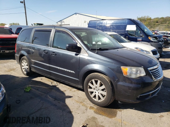 2013 Chrysler Town & Country Touring with VIN 2C4RC1BG9DR810561, listed as a Copart auction lot 72960214 with 100,992 mi miles and Salvage Title. Bid and sale history available at DreamBid. Image 4.