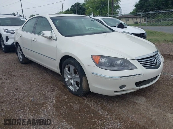2008 Acura RL Tech Pkg with VIN JH4KB16658C000637, listed as a IAAI auction lot 42094677 with 1 mi miles. Bid and sale history available at carsss.com. Image 1.