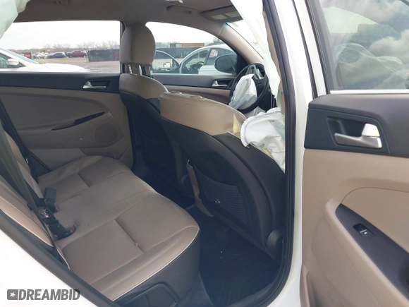 2021 Hyundai Tucson Limited with VIN KM8J33AL5MU410311, listed as a IAAI auction lot 41395702 with 55,562 mi miles. Bid and sale history available at carsss.com. Image 8.