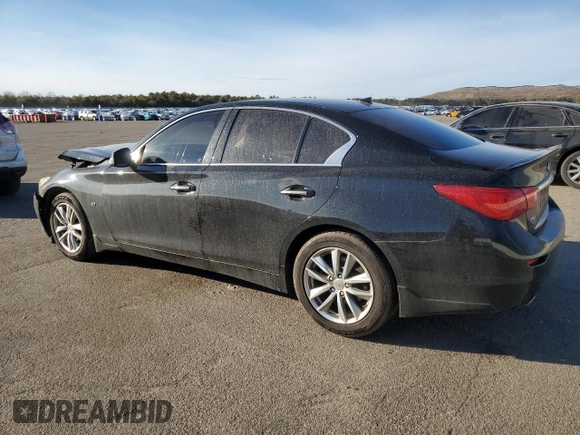 2015 Infiniti Q50 Premium with VIN JN1BV7ARXFM423673, listed as a Copart auction lot 47127065 with 112,692 mi miles and Clean Title. Bid and sale history available at carsss.com. Image 2.