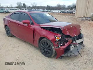 2015 Lexus IS 250 with VIN JTHBF1D24F5081409, listed as a IAAI auction lot 41457917 with 126,717 mi miles. Bid and sale history available at carsss.com. Image 1.