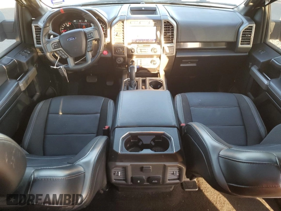 2019 Ford F-150 Raptor with VIN 1FTFW1RG6KFB68157, listed as a Copart auction lot 81267324 with 67,104 mi miles and Salvage Title. Bid and sale history available at carsss.com. Image 8.