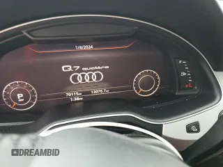 2018 Audi Q7 with VIN WA1LHBF78JD034424, listed as a Copart auction lot 36938824 with 70,115 mi miles and . Bid and sale history available at DreamBid. Image 9.