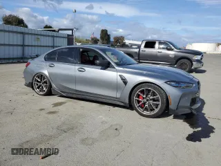 2023 BMW M3 Competition xDrive z VIN WBS43AY02PFP03618, wystawiony jako Copart lot #54060725 z przebiegiem 31 712 mil mil oraz Szkoda całkowita • Salvage title. Historia ofert i sprzedaży dostępna na DreamBid. Obrazek 4.