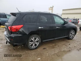 2017 Nissan Pathfinder S with VIN 5N1DR2MN0HC611967, listed as a Copart auction lot 47572445 with 145,249 mi miles and Salvage Title. Bid and sale history available at DreamBid. Image 3.