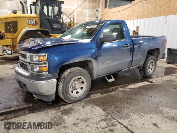 2015 Chevrolet Silverado 1500 Work Truck with VIN 1GCNKPEHXFZ286953, listed as a Copart auction lot 43002735 with 69,111 mi miles and Salvage Title. Bid and sale history available at carsss.com. Image 1.