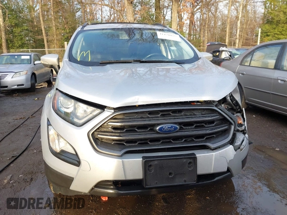 2018 Ford EcoSport SES with VIN MAJ6P1CL1JC189183, listed as a IAAI auction lot 41120875 with 95,741 mi miles and . Bid and sale history available at DreamBid. Image 12.