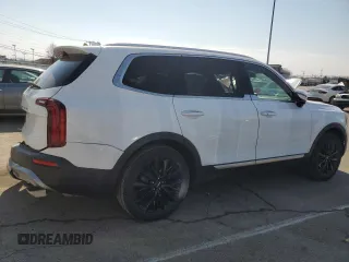 2022 Kia Telluride SX with VIN 5XYP54HC8NG201913, listed as a Copart auction lot 49168945 with 46,036 mi miles and Salvage title. Bid and sale history available at DreamBid. Image 3.