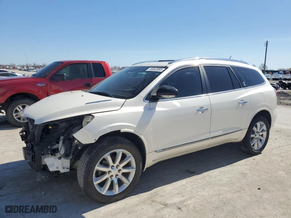 2014 Buick Enclave Premium with VIN 5GAKRCKD2EJ186000, listed as a Copart auction lot 46842085 with 106,639 mi miles and Salvage Title. Bid and sale history available at carsss.com. Image 1.