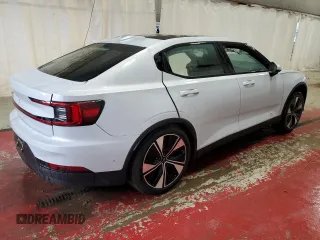 2023 Polestar 2 z VIN YSMEG3KA6PL133061, wystawiony jako Copart lot #56225035 z przebiegiem Nie podano mil oraz Szkoda całkowita • Salvage title. Historia ofert i sprzedaży dostępna na DreamBid. Obrazek 3.