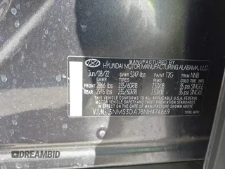 2022 Hyundai Santa Fe SEL with VIN 5NMS3DAJ8NH474669, listed as a IAAI auction lot 41839204 with 51,353 mi miles. Bid and sale history available at carsss.com. Image 9.